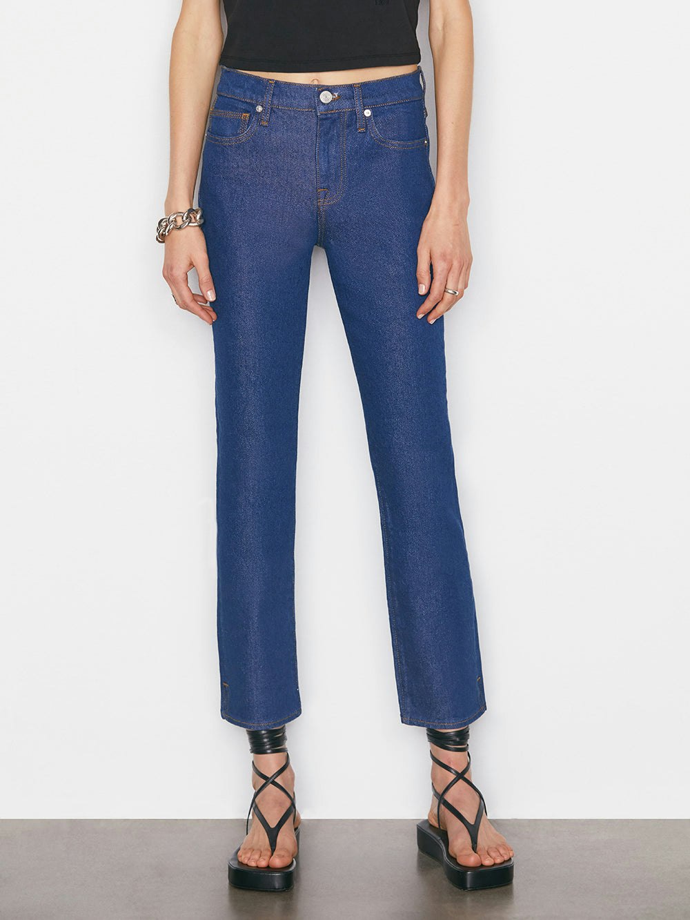 denim front view